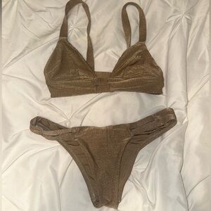 Vitamin A gold bikini set